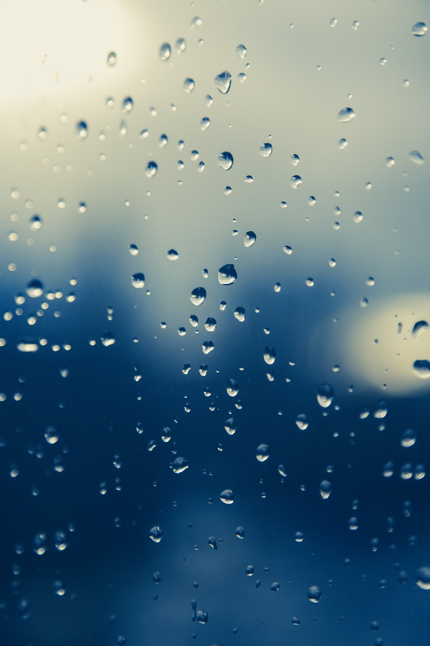 Image - raindrop window rain drip beaded