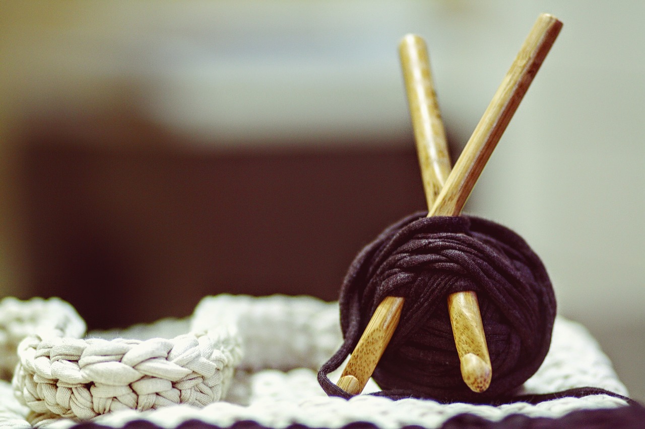 Image - crocheting yarn diy knitting