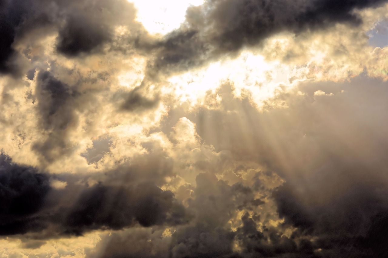 Image - sky clouds dark clouds covered sky