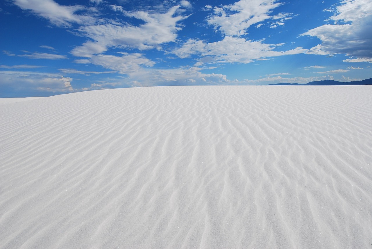 Image - sand white scenic landscape sky