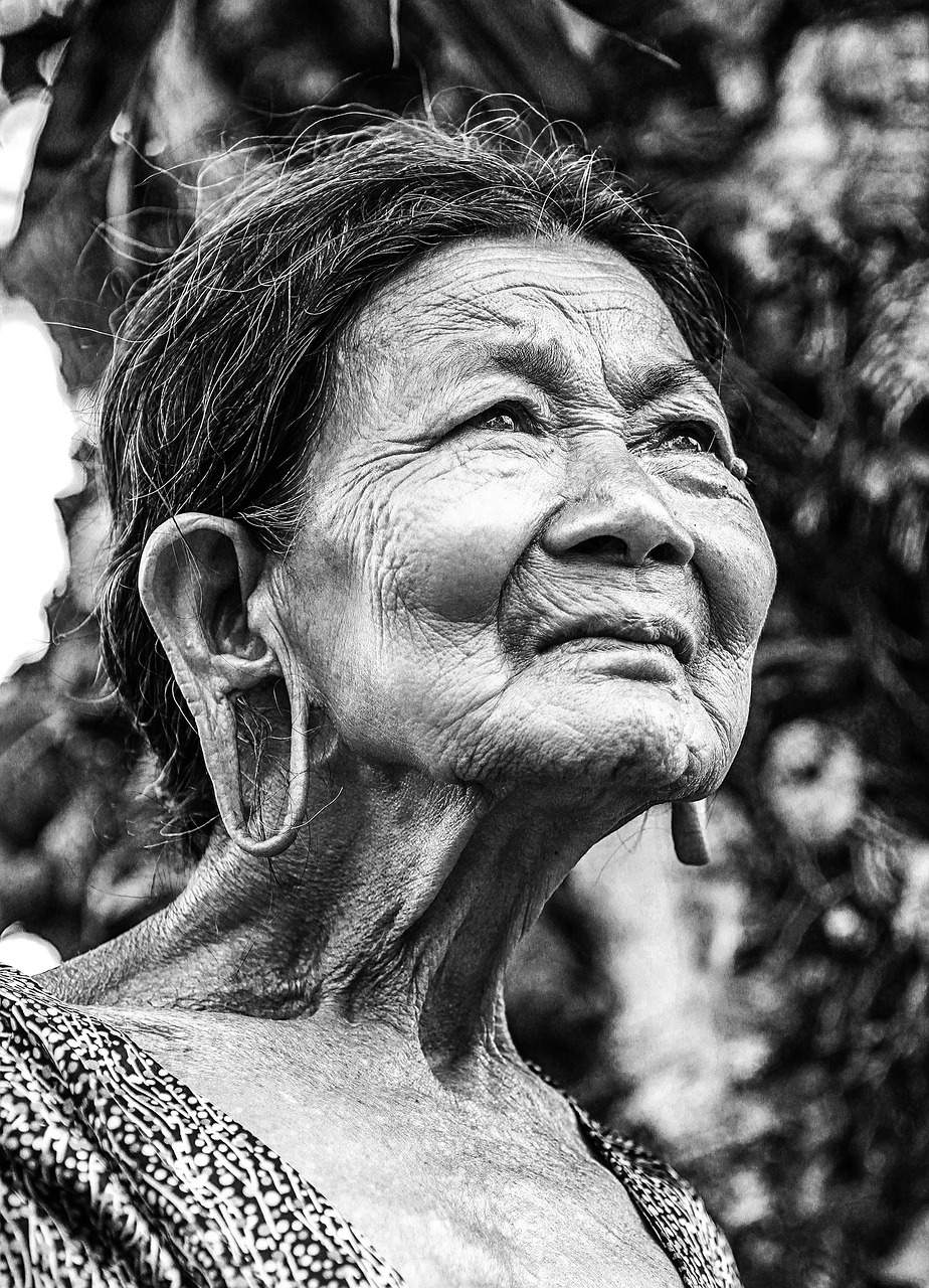 Image - old woman portrait vietnam