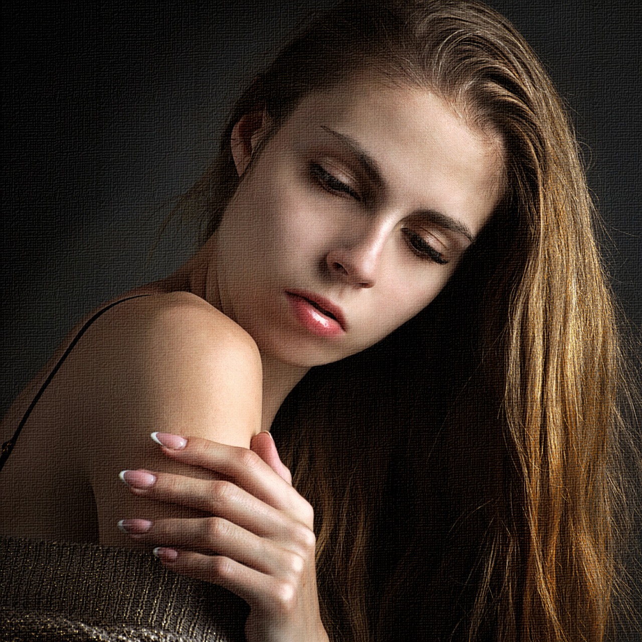 Image - girl woman portrait face picture