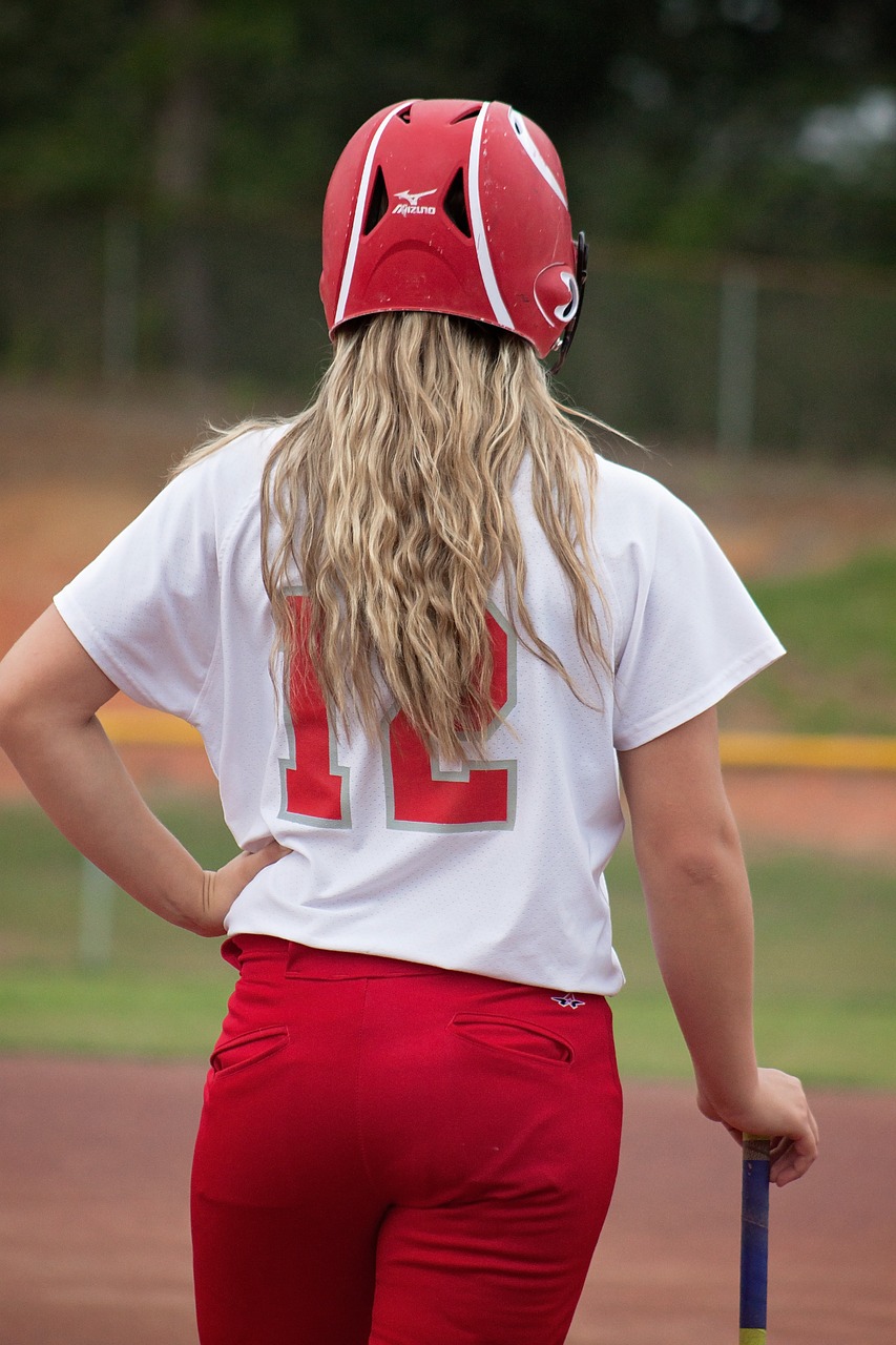 Image - softball helmet batter female