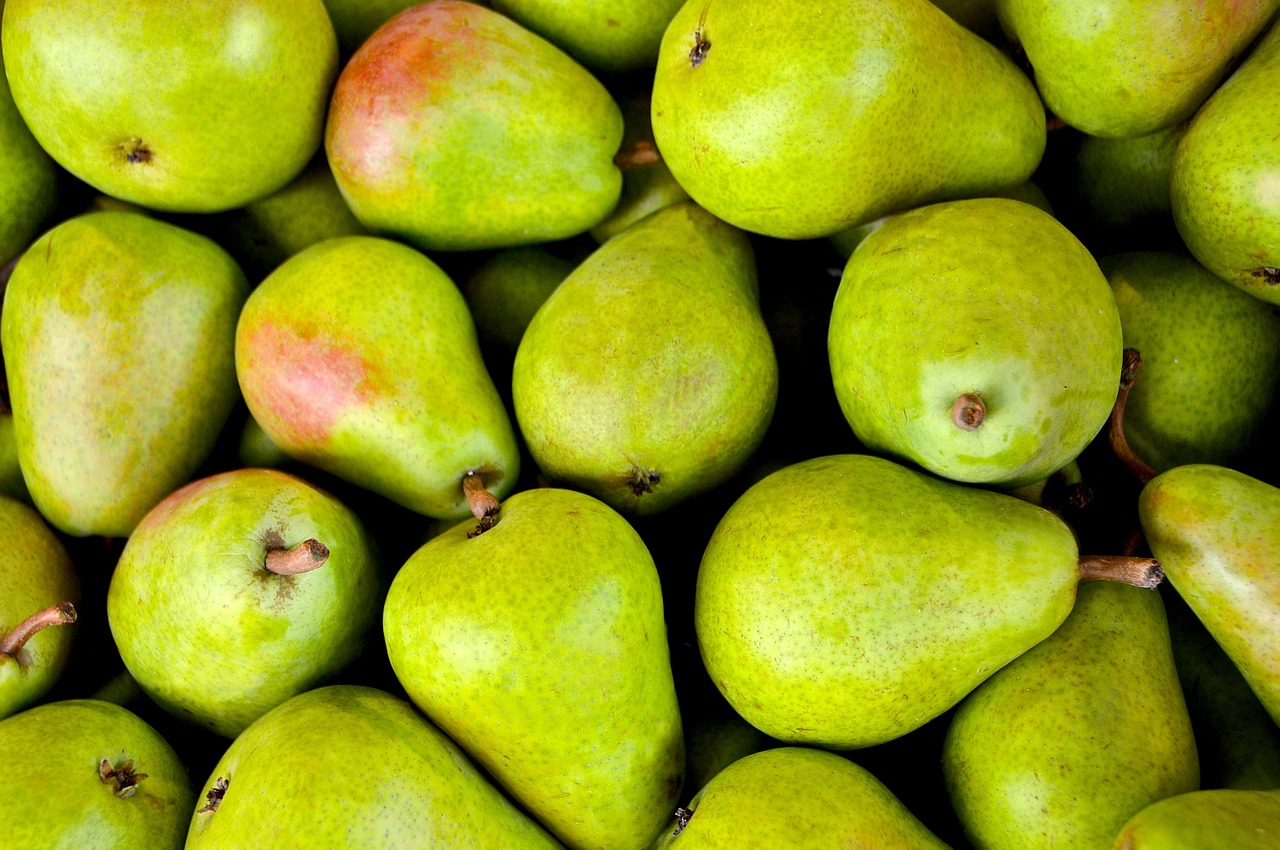 Image - fruit pear pear basket sweet