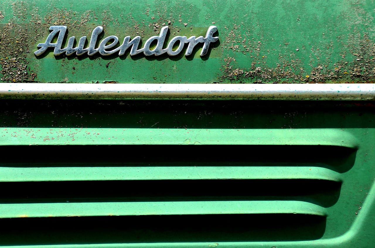 Image - tractor hood detail weathered