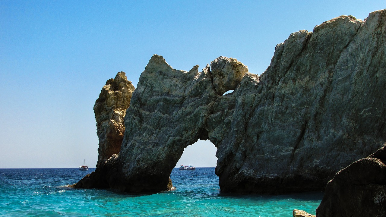 Image - greece skiathos island beach rock