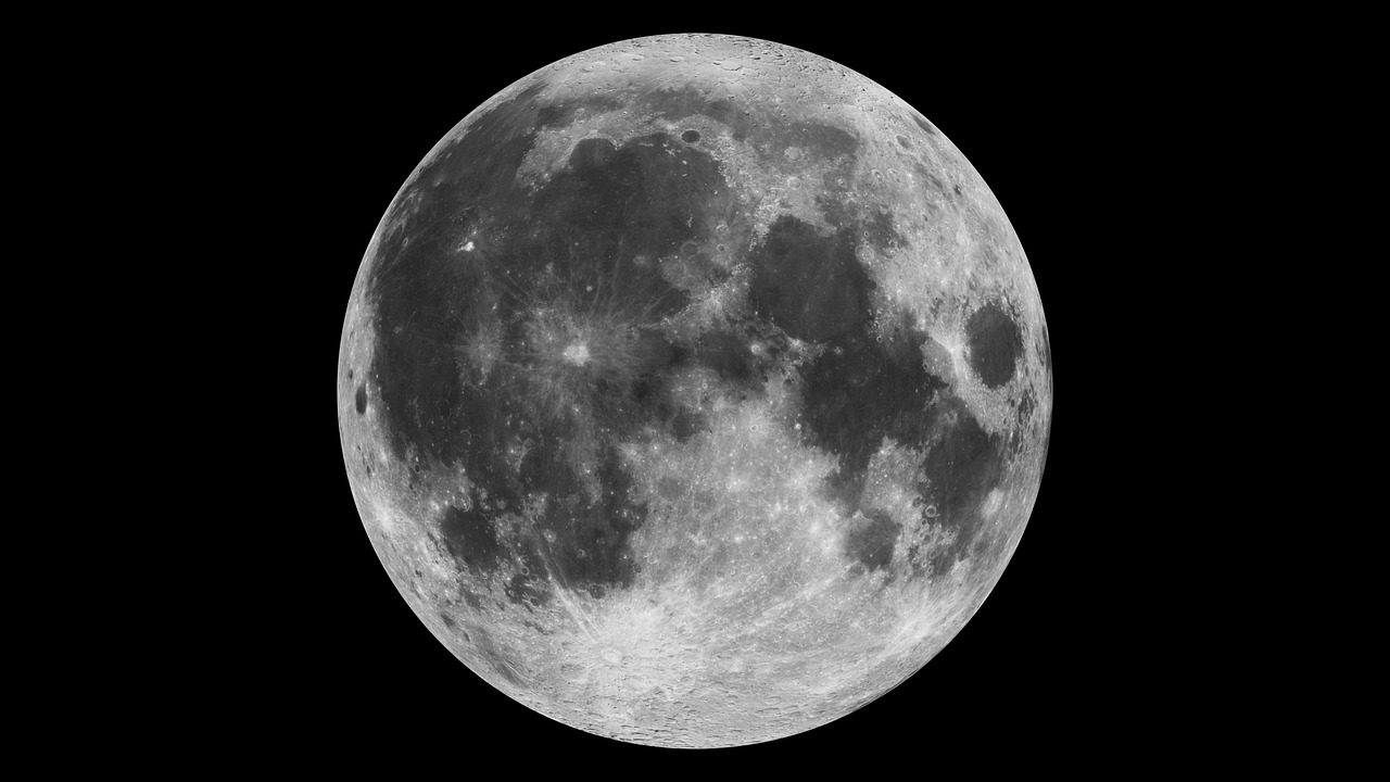 Image - moon night full moon brightness