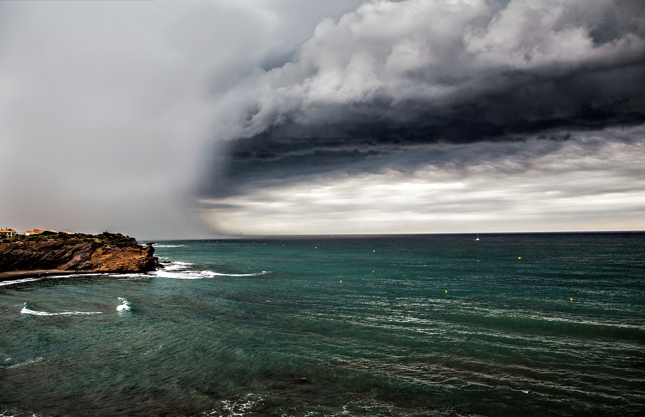 Image - cloud sea grey clouds cloudy sky