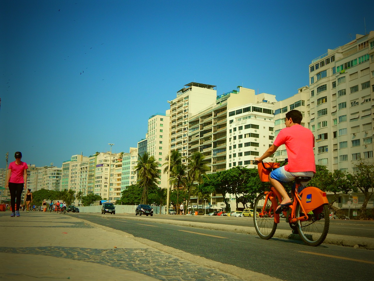 Image - brazil sky cyclist bicycle