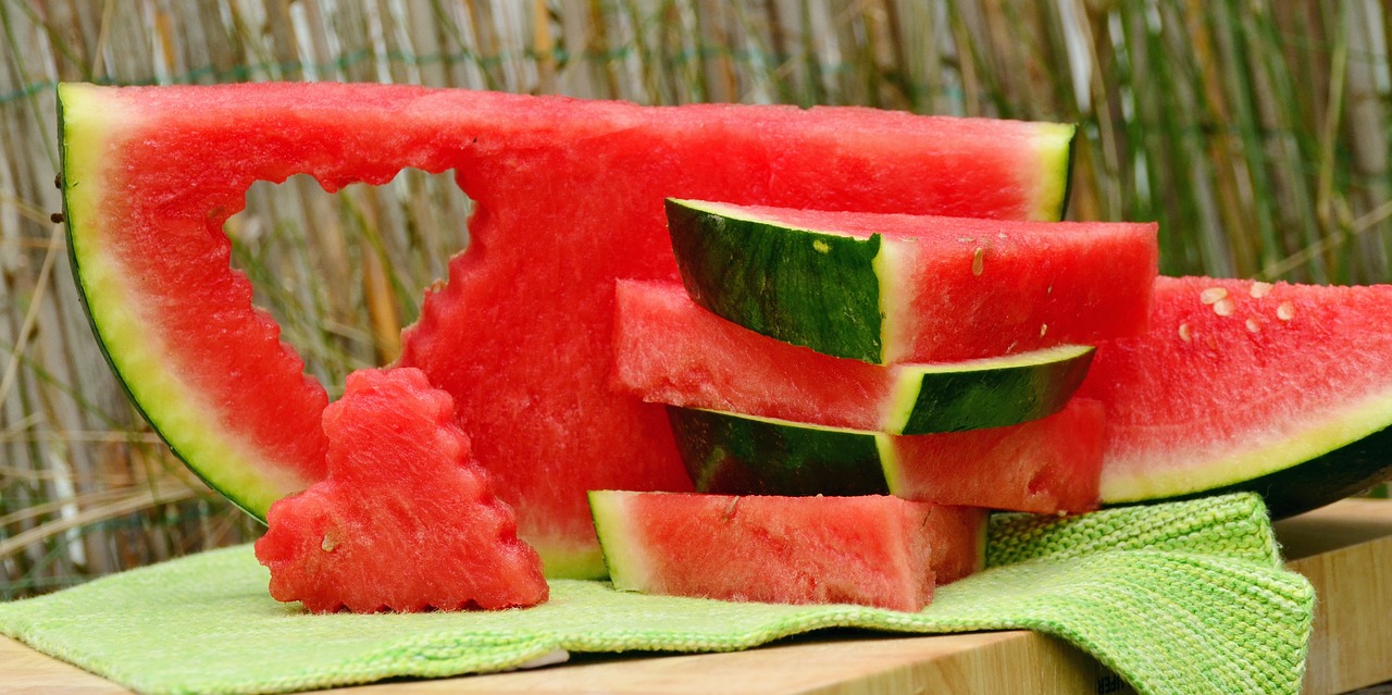 Image - melon watermelon fruit red pulp