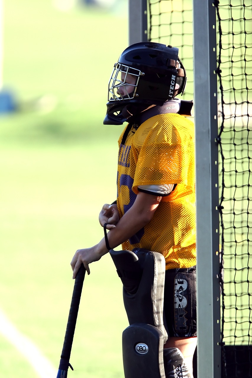 Image - field hockey goalie goal tender net