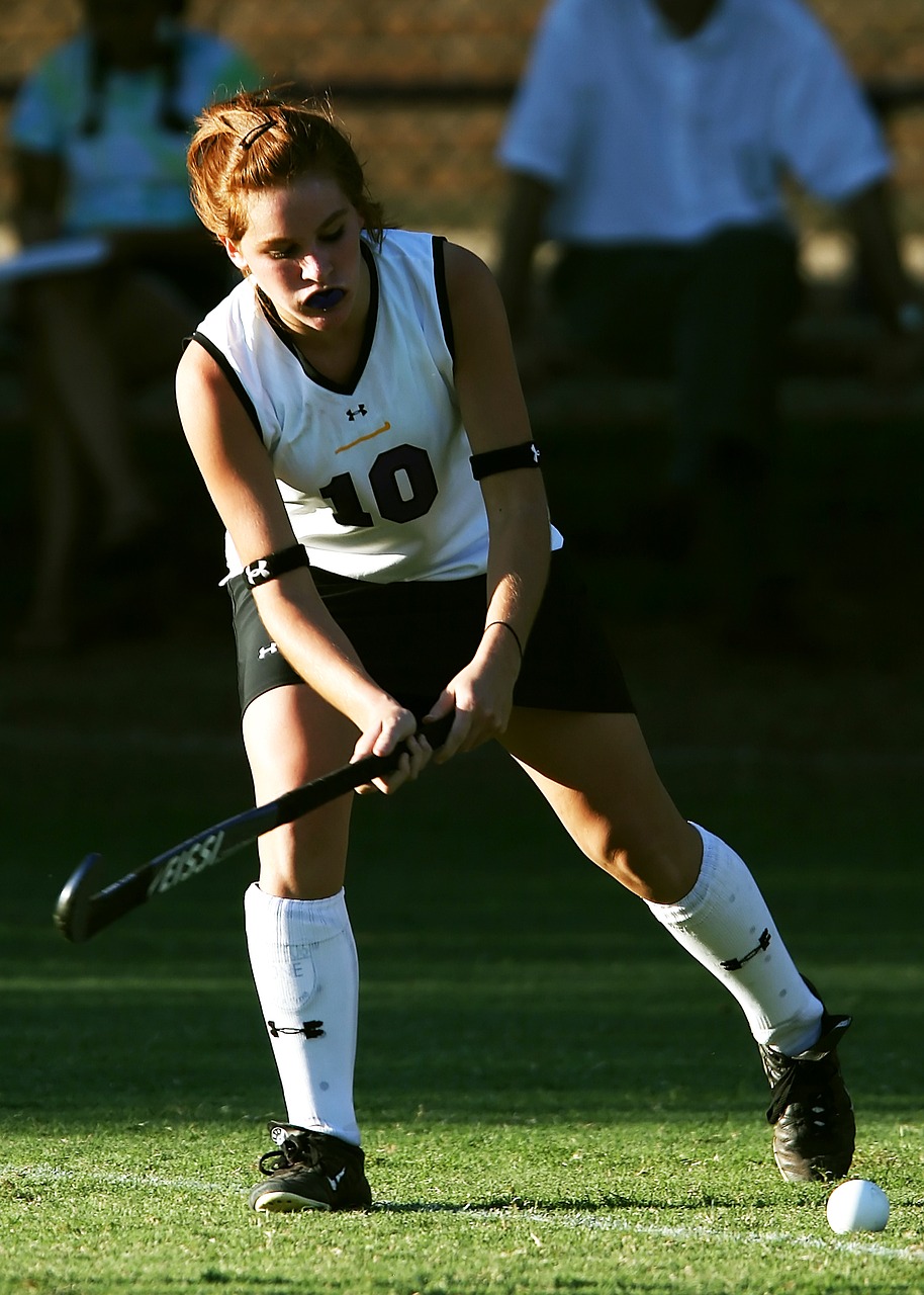 Image - field hockey player female game