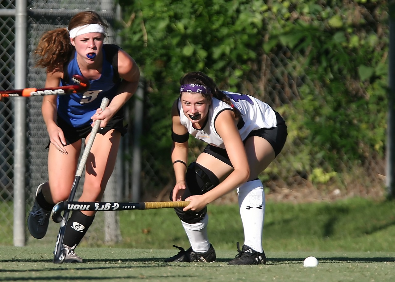 Image - field hockey player action sport