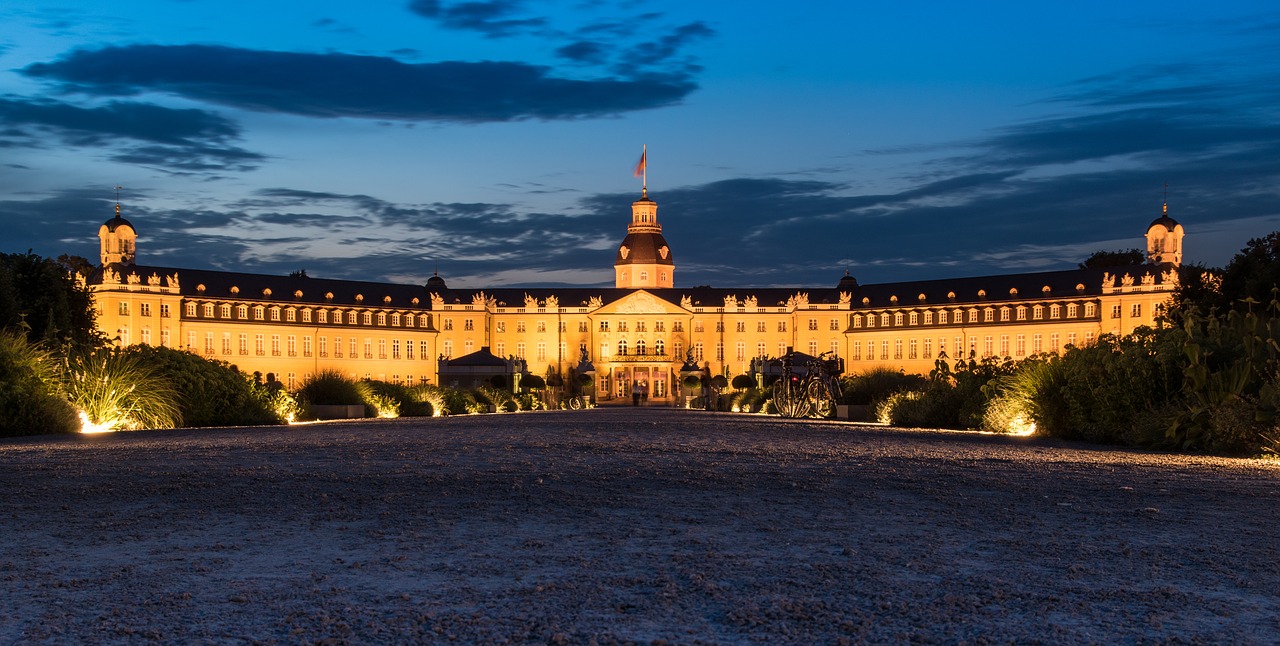 Image - karlsruhe castle blue hour