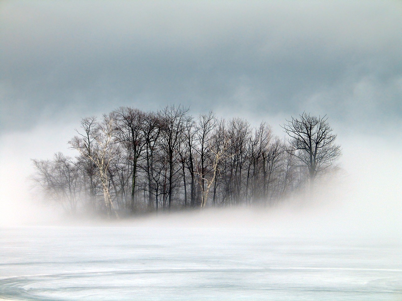 Image - island fog winter berkshires