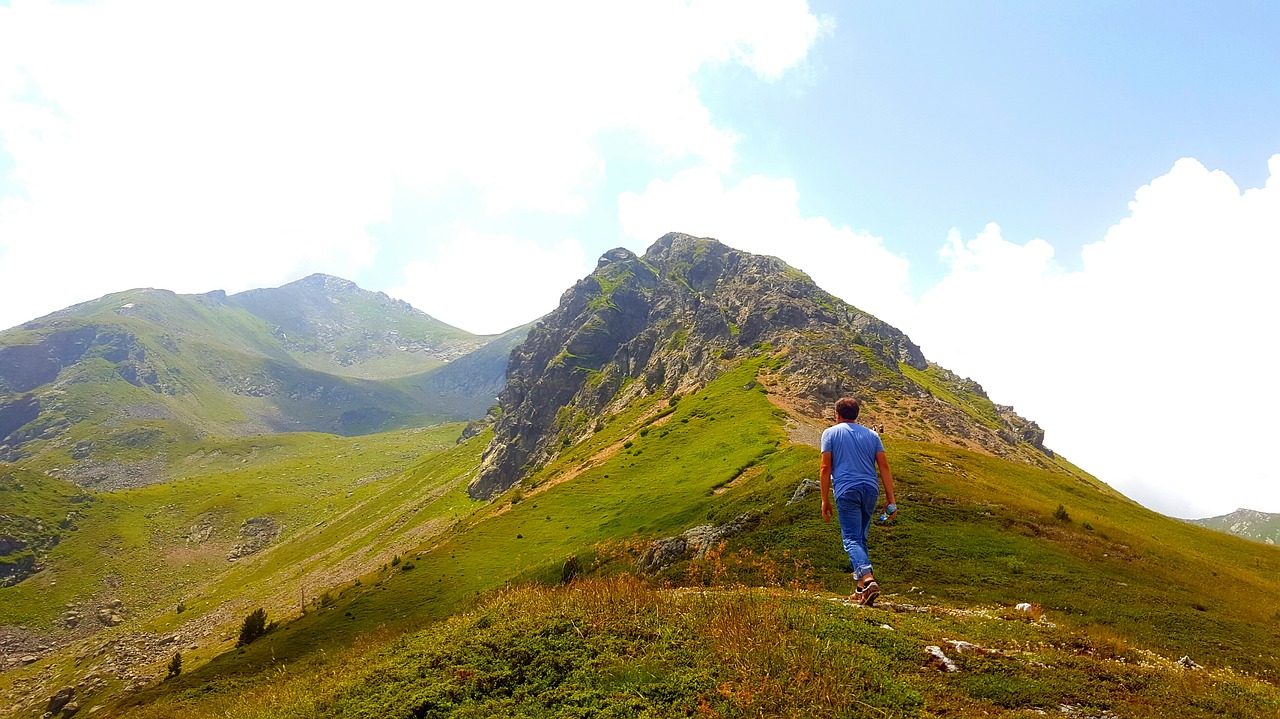 Image - peak rocks mountain hiking travel