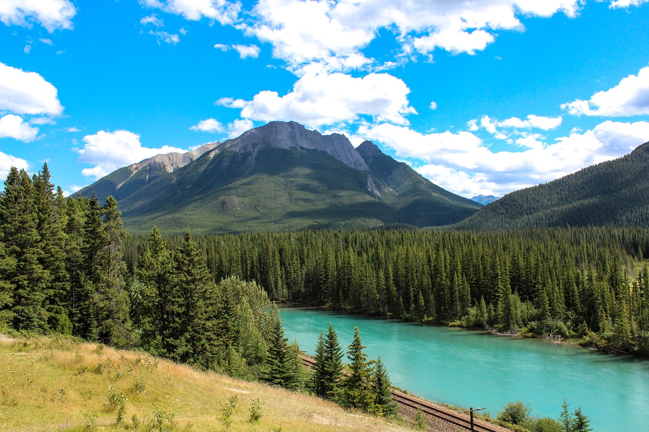 Image - bow river banff alberta canada