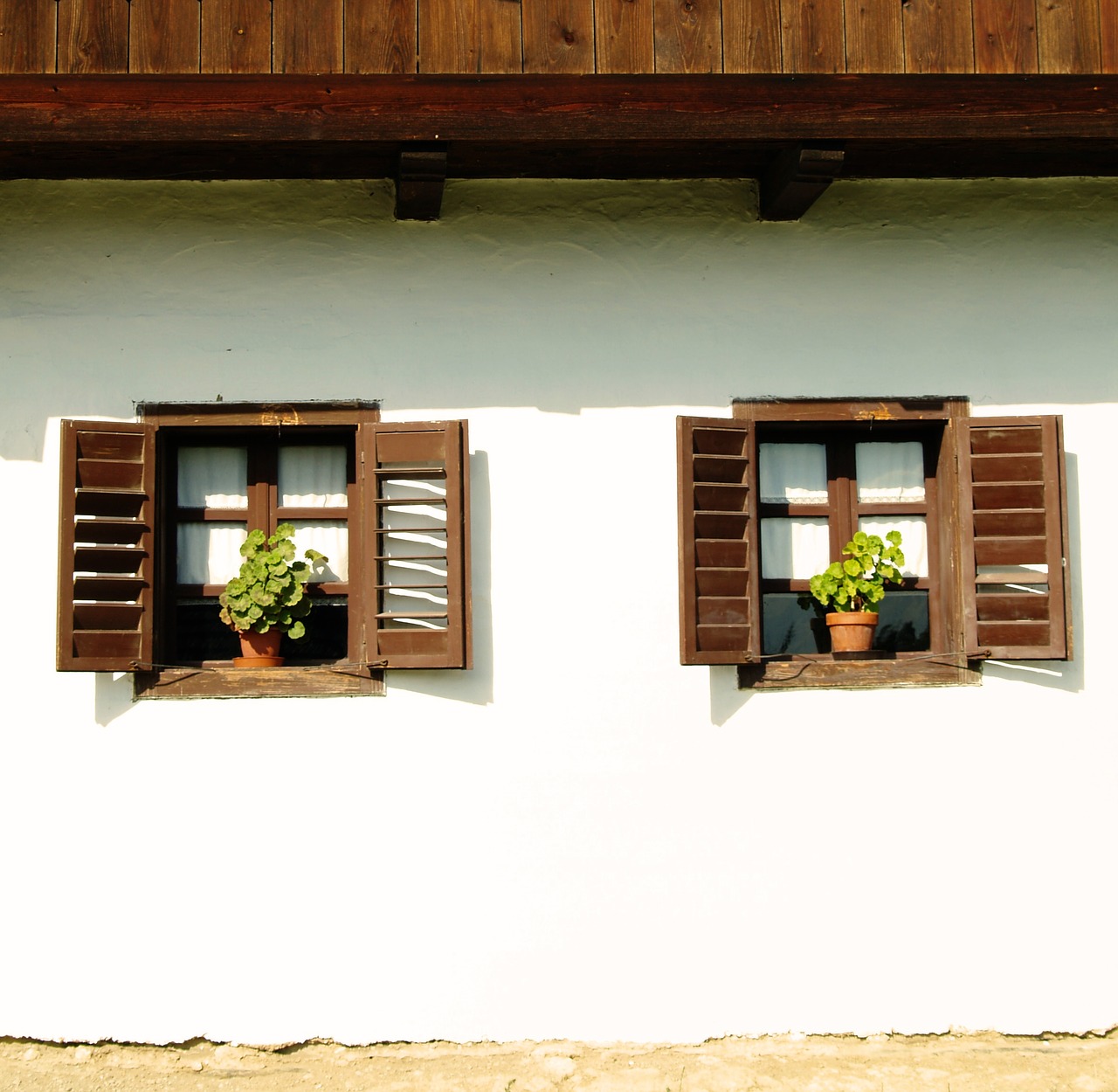 Image - windows rural rustic house home