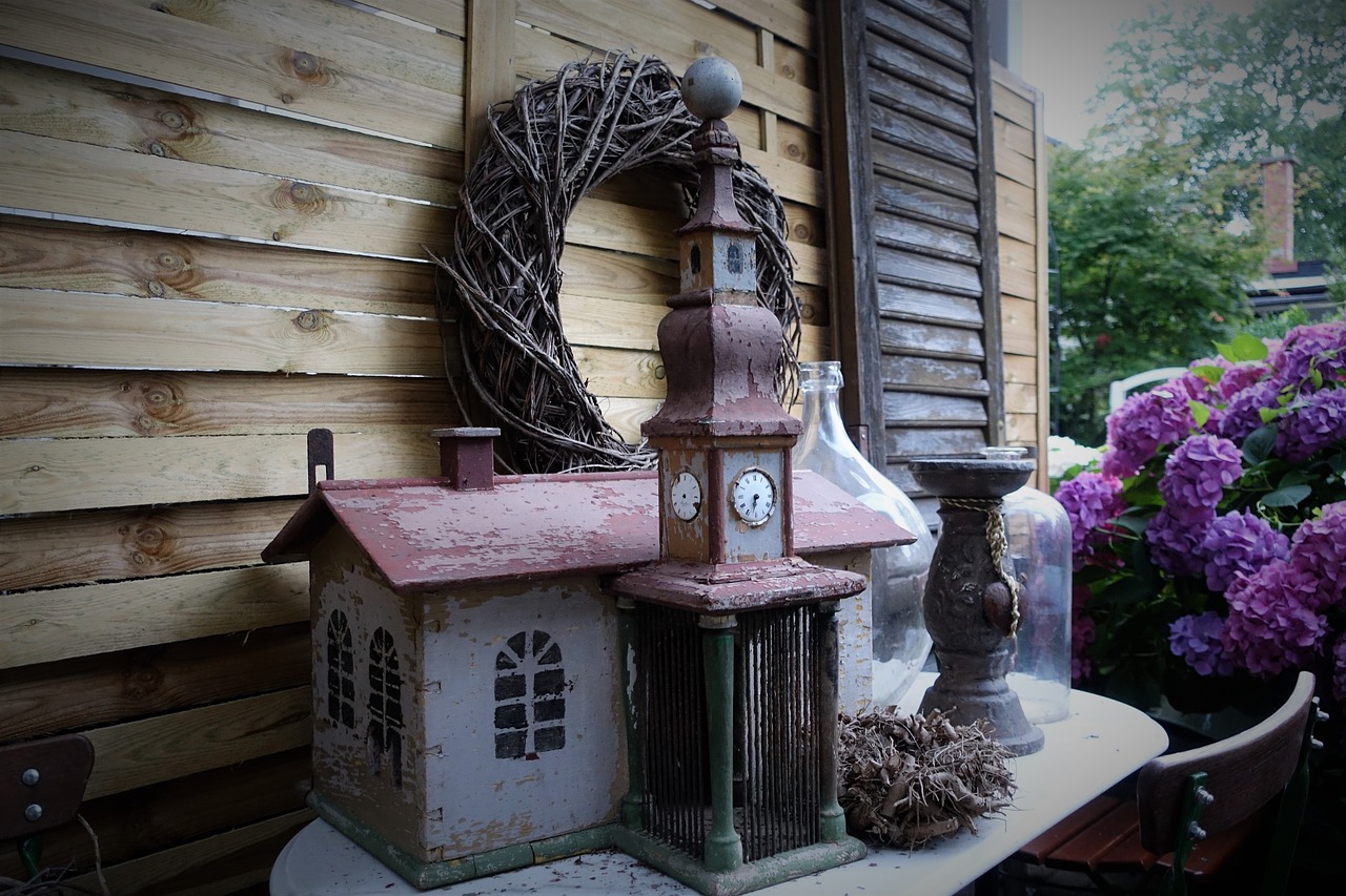 Image - candle holder bird house decoration