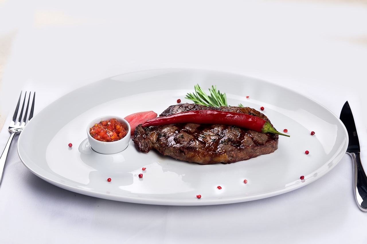 Image - steak restaurant food dishes meat