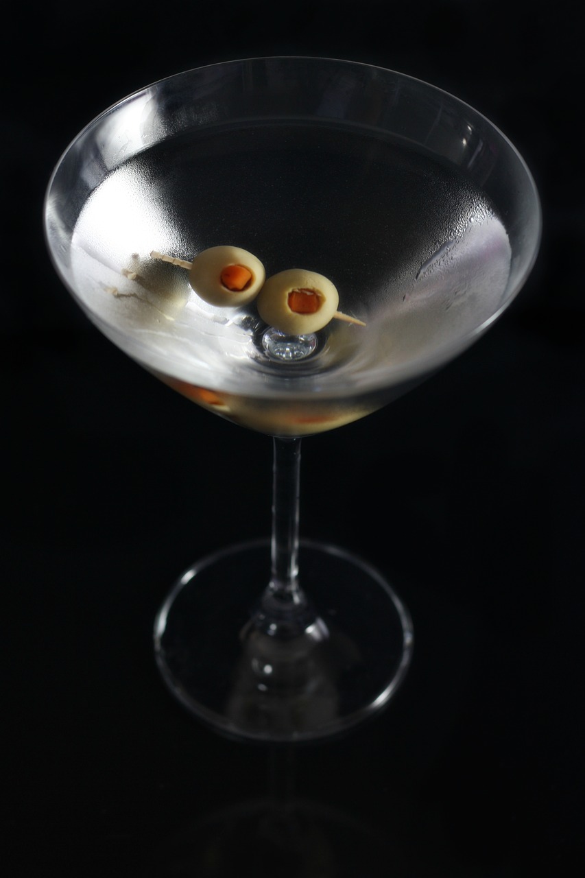 Image - drink martini ice glass alcohol