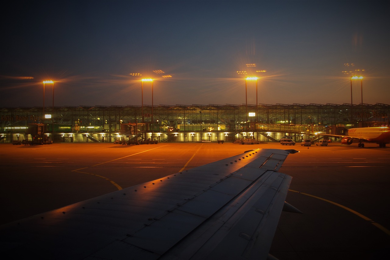 Image - airport cologne start aircraft