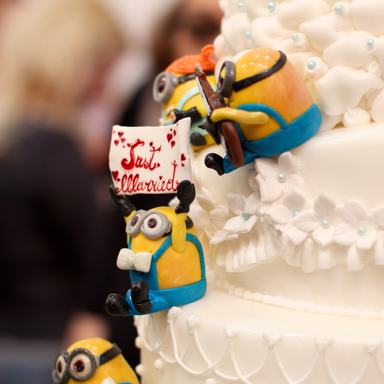 Image - just married wedding marry cake