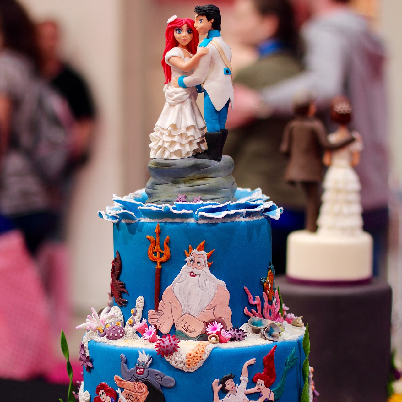 Image - cake arielle mermaid decorative