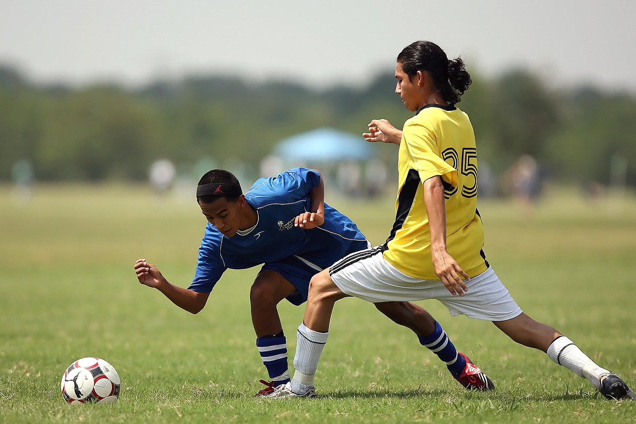 Image - soccer action football players