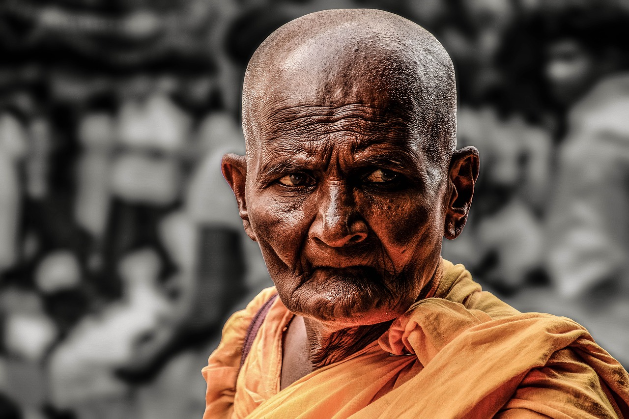 Image - monk path buddhist old religion