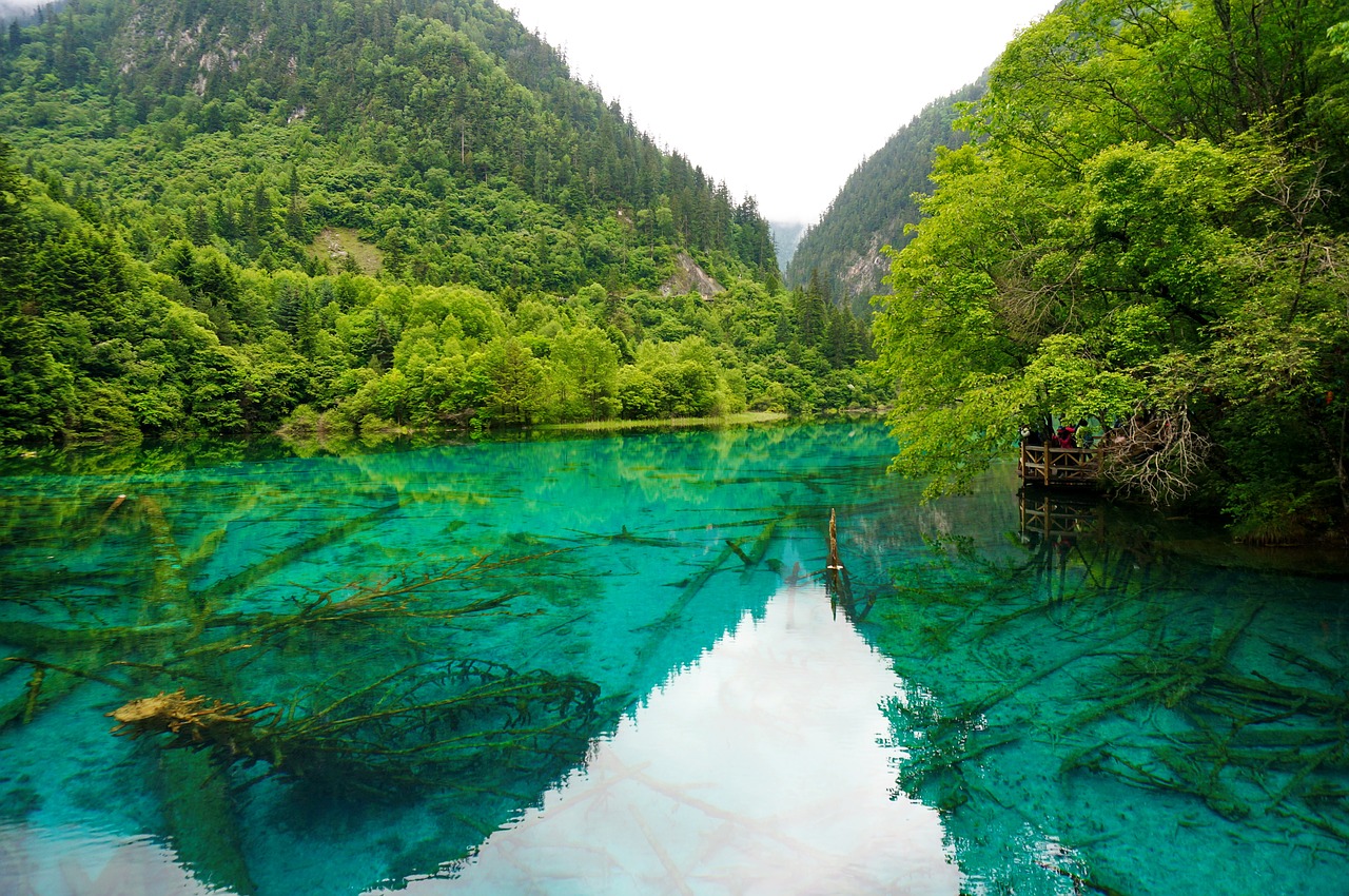 Image - sichuan jiuzhaigou lake