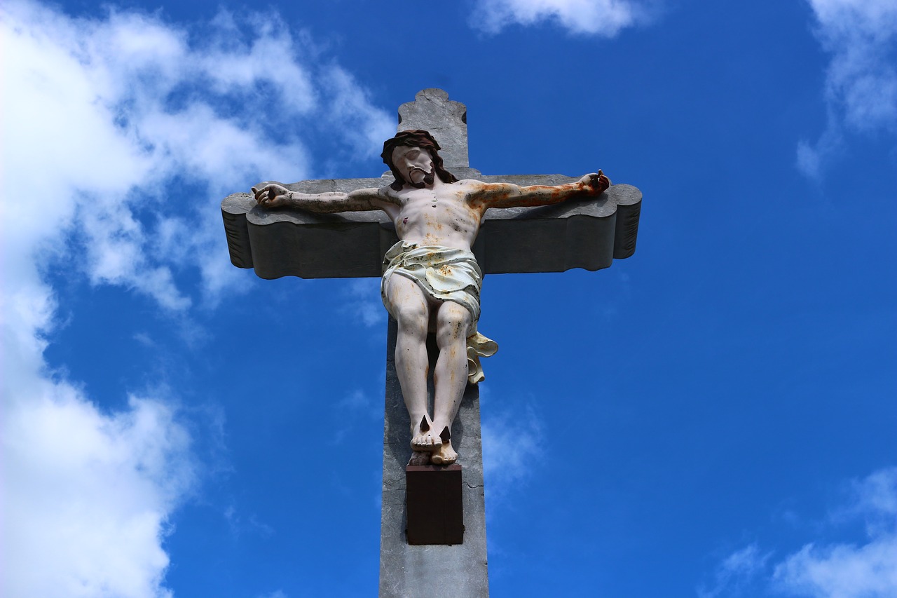 Image - cross religious christ sky france