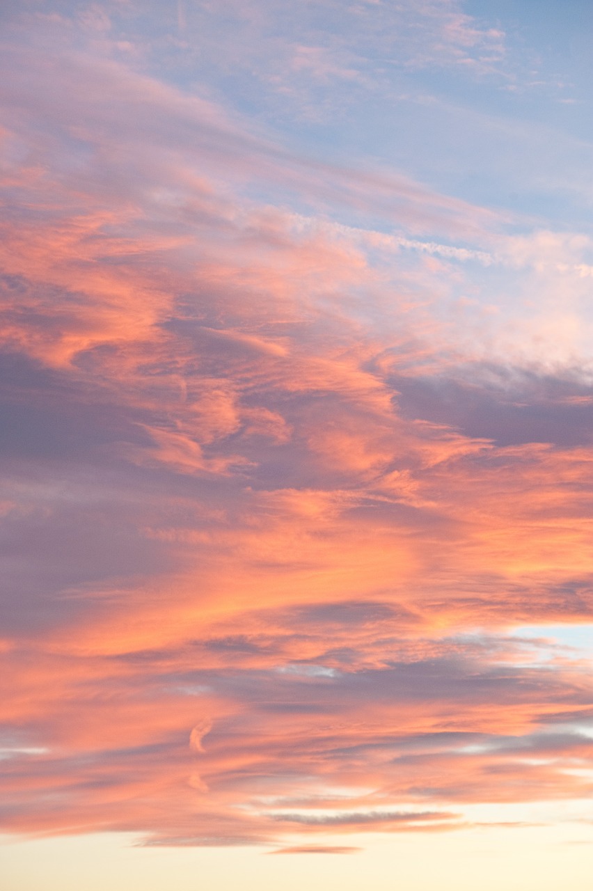 Image - clouds sunrise sky nature red