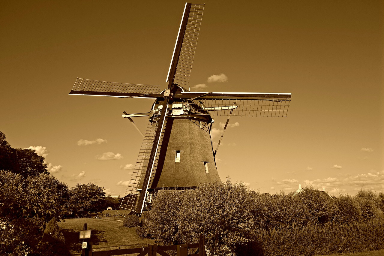 Image - windmill mill dutch windmill