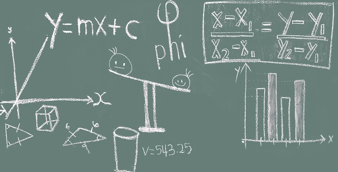 Image - math blackboard education classroom