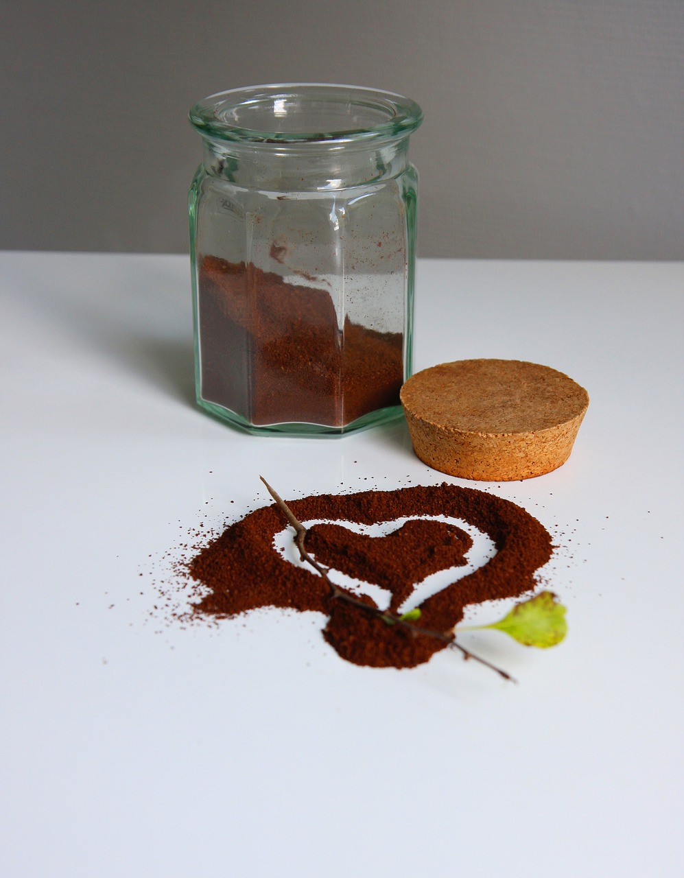 Image - coffee heart aromatic aroma art