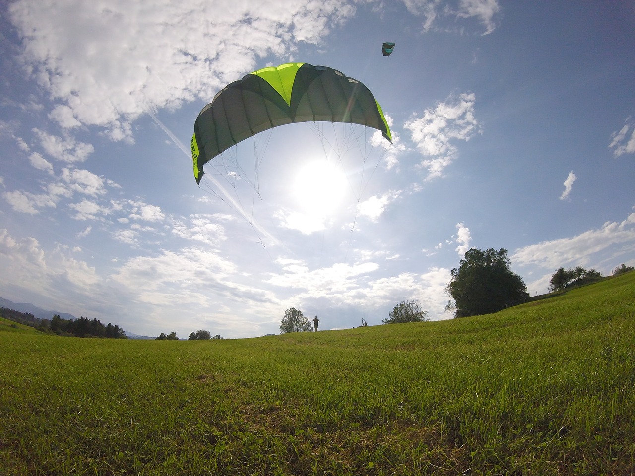 Image - summer meadow kite sport sun