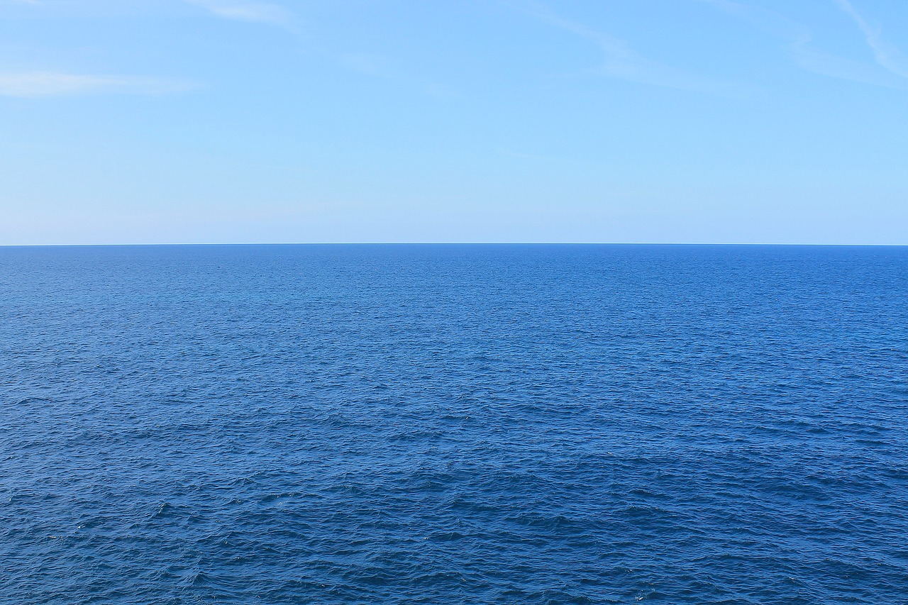 Image - sea ocean water still blue