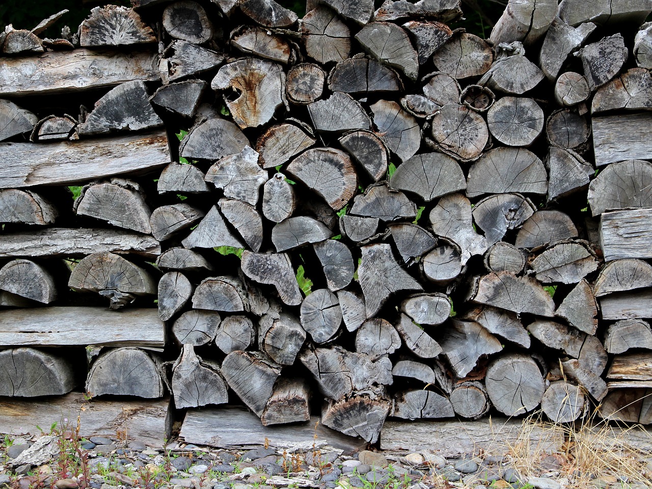 Image - firewood wood old bonfire outdoors