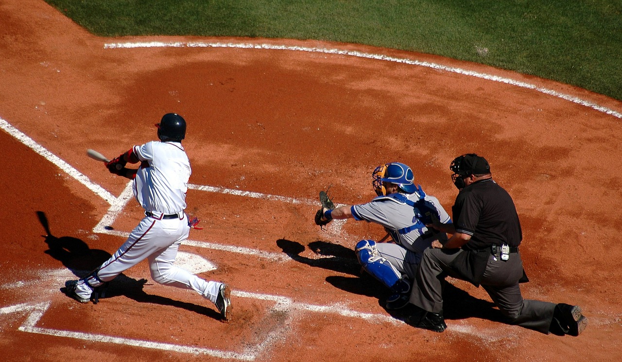 Image - baseball player game umpire batter