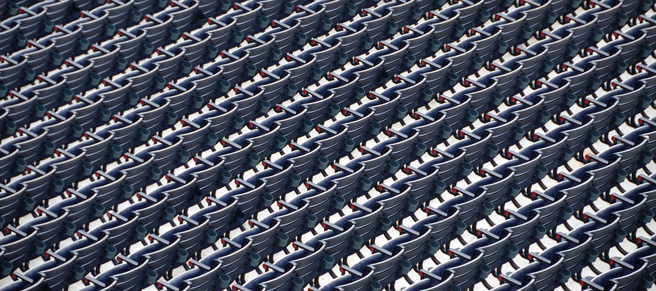 Image - empty stadium seats abstract