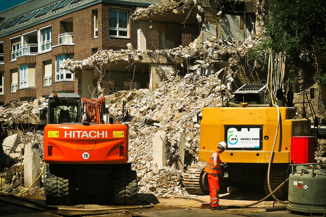 Image - site demolition excavators home