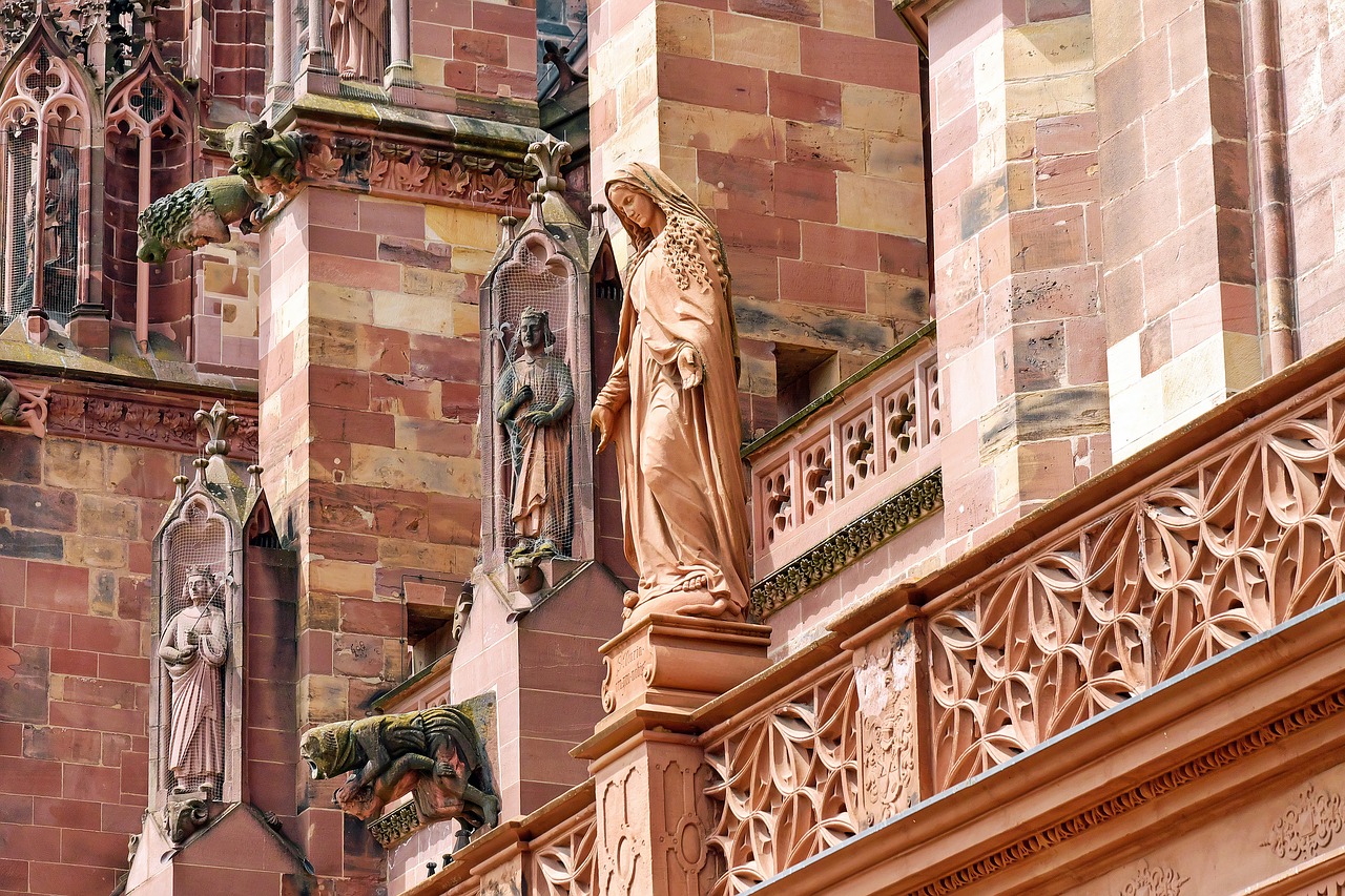 Image - münster south side figures gothic