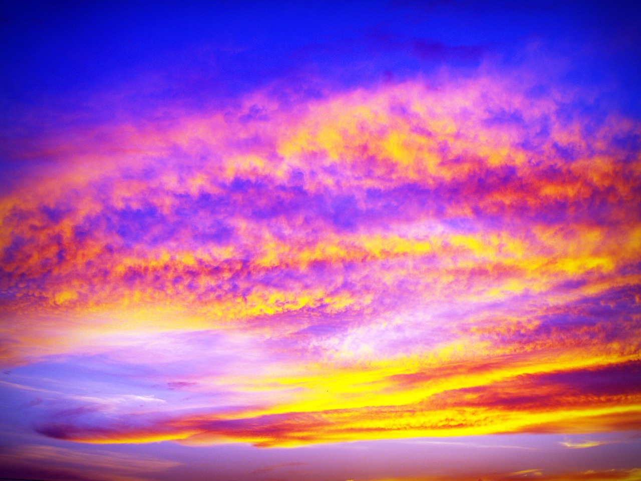 Image - sunset sky red gold heaven