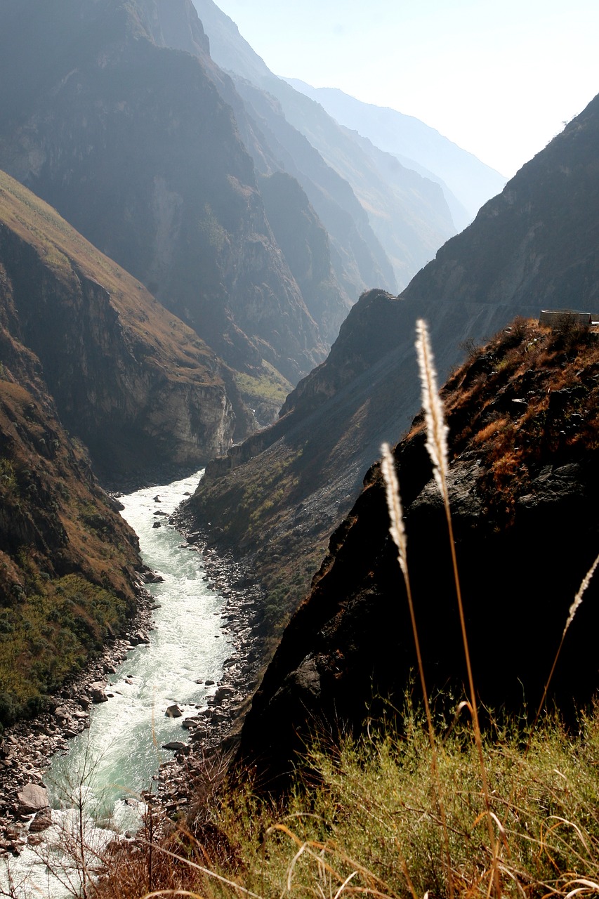 Image - tiger leaping gorge mountain sunset