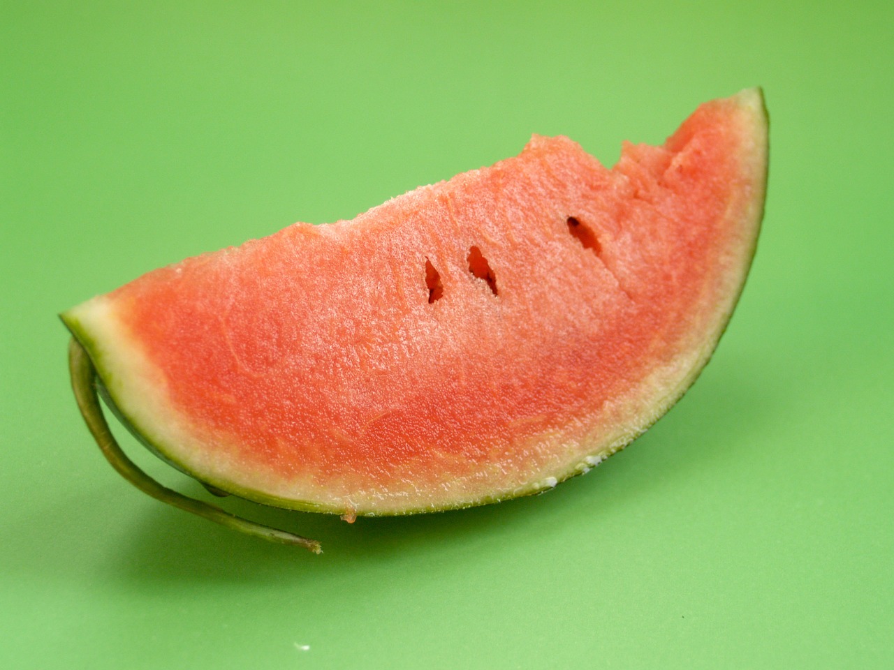 Image - watermelon slice isolated seeded