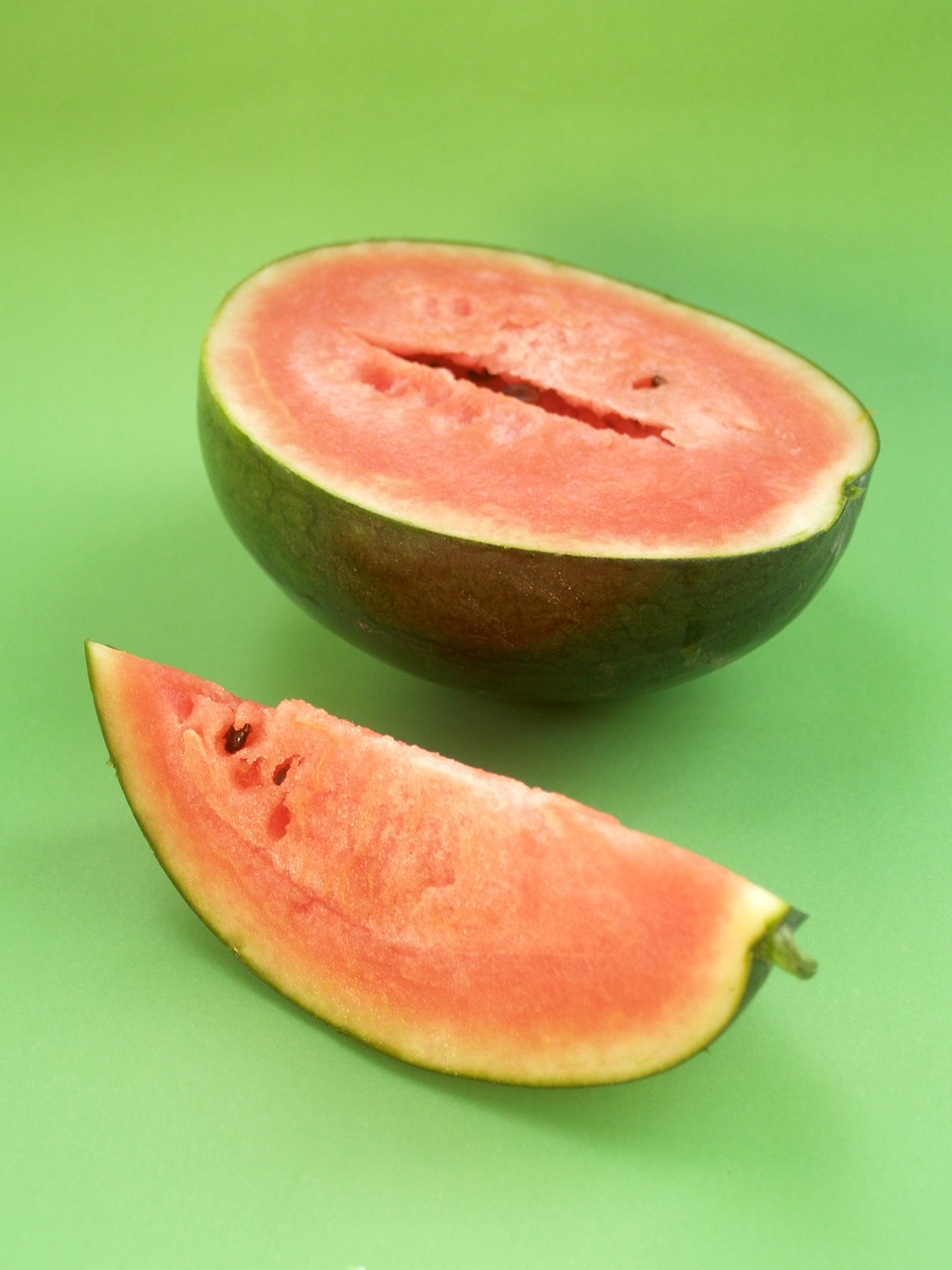 Image - watermelon slice isolated seeded