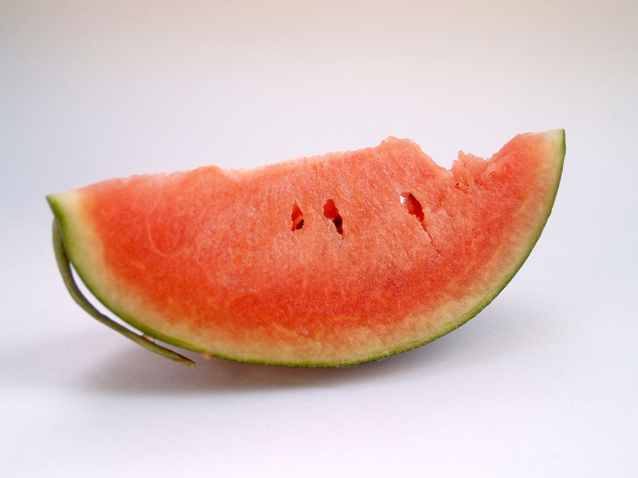 Image - watermelon slice isolated seeded