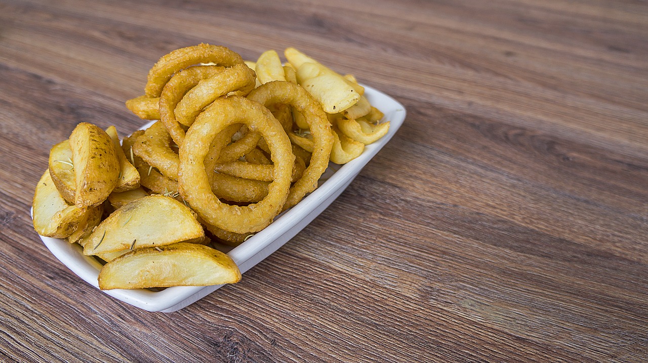 Image - crisp rustic potato fried onion