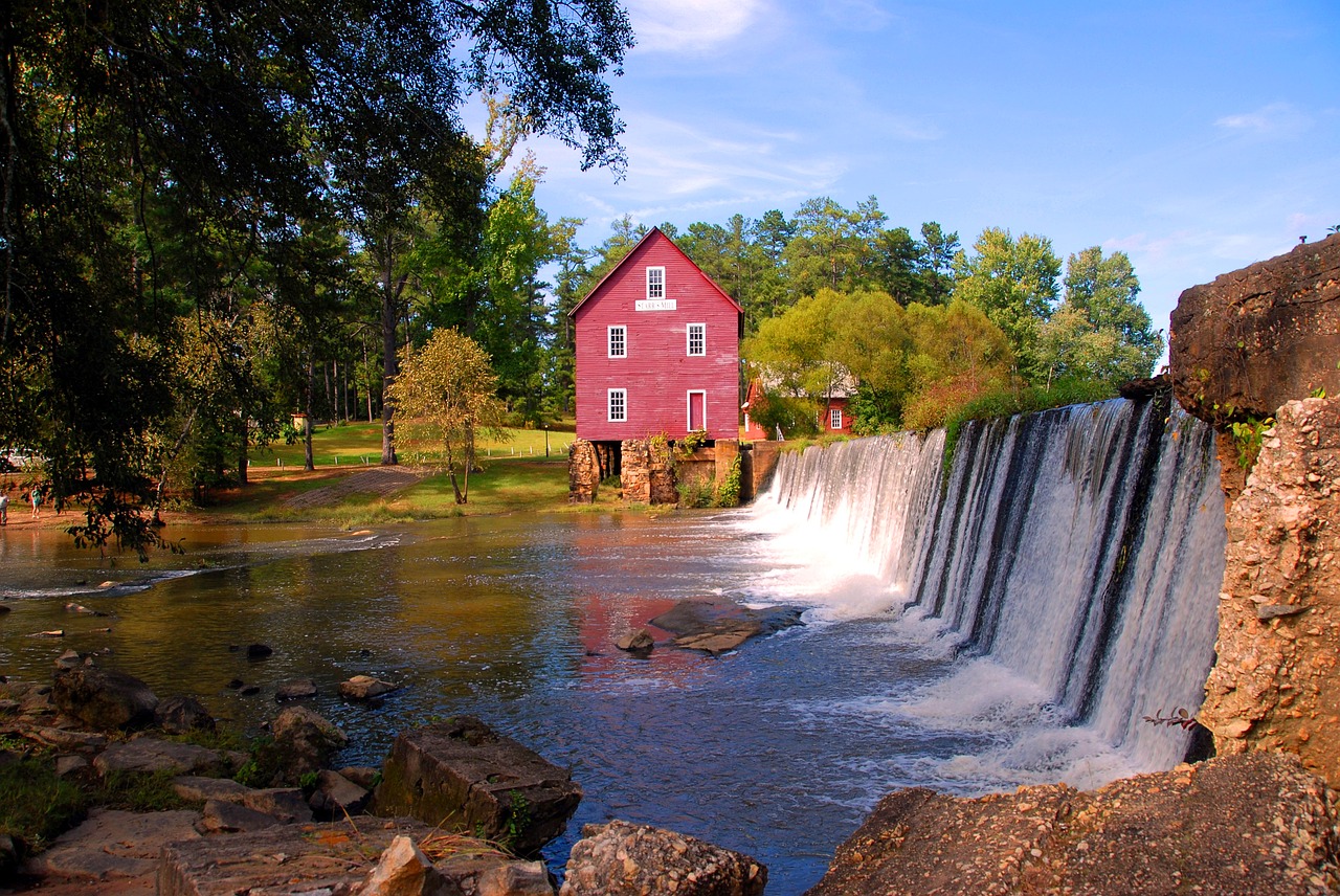 Image - mill georgia landscape nature